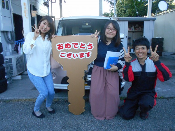 新車ﾘｰｽ ｷｬﾝﾊﾞｽ ご購入ありがとうございました(*^^)v